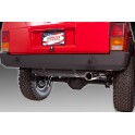 Rear Bumper for Jeep Cherokee XJ 2WD & 4WD - Black Powder Coat