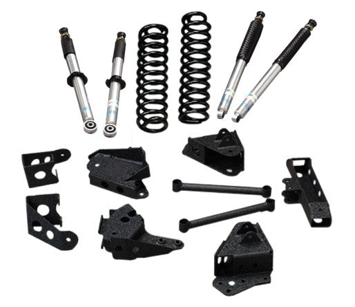 4" Lift Kit w/ Bilstein Shock Absorbers - 1999-2004 Ford F250/F350 2WD (Non-Dually) - Gas Engine