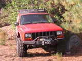 Front Bumper w/ Winch Mount - Jeep Cherokee XJ 2WD & 4WD - Black Gator Coat