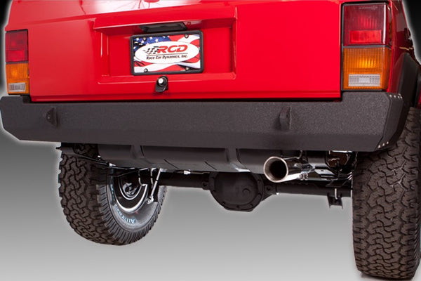 Rear Bumper for 1984-2001 Jeep Cherokee XJ 2WD & 4WD - Black Gator